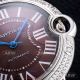 V6 Factory Ballon Bleu De Cartier Chocolate Dial Stainless Steel Band Automatic Couple Watch (8)_th.jpg